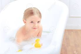 Bath Time Is Fun Closeup Image Of A Cute Little Girl Taking Stock Photo Picture And Royalty Free Image Image 36536733
