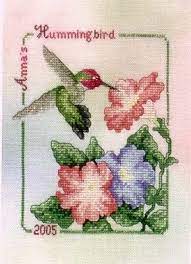 Hummingbird xstitch pattern is a download and printable cross stitch pattern for those who like modern cross stitch patterns. Crossed Wing Collection Anna S Hummingbird Cross Stitch Pattern 123stitch