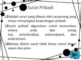 Indonesia kelas 7 smp semester 2 cara menulis surat pribadi dan dinas. Menulis Surat Pribadi