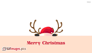 Merry Christmas Gif Funny Merry Christmas Gif Funny Cute Reindeer Animated Gif Gifimages Pics