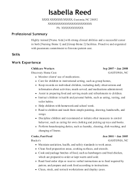 Ymca Childcare Childcare Worker Resume Sample Resumehelp