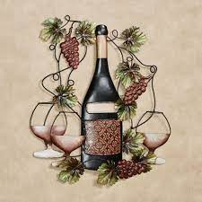 4.5 out of 5 stars. Port Classique Wine Bottle Metal Wall Art Wine Wall Decor Wine Decor Wine Bottle Wall