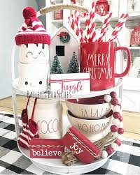 Christmas Rae Dunn Tiered Tray Indoor Christmas Decorations Indoor Christmas Christmas Decor Diy