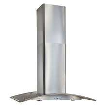 A ductless range hood is more versatile compared to a ducted range hood as it can be installed anywhere. Broan Nutone 36 Inch Island Mount Range Hood 450 Cfm With Ductless Option Non Ducted Kit The Home Depot Canada