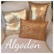 Cojines Lentejuela Dorado Cojines Decorativos Para Sala Cojines Para Sala Cojines Para Muebles