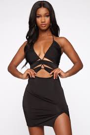 Pull All The Right Strings Mini Dress Black Mini Black Dress Mini Dress Bodycon Fashion