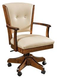 Gallery of wooden swivel desk chair. Handcrafted Amish Solid Wood Desk Chairs By Dutchcrafters Amish