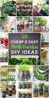 Learn how to build a vertical herb garden using 2x4s, rock for small patio, apartment balconies, and even small gardening spaces. 50 Cheap And Easy Diy Herb Garden Ideas Prudent Penny Pincher