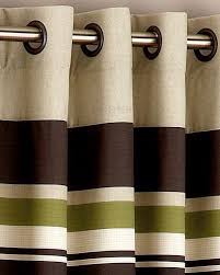 Shower Curtain Olive Green Yale Green Brown Striped Eyelet Curtains Curtains And Curtains Brown Bathroom Green Bathroom Olive Green Bathrooms