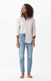 Charlotte High Rise Straight In Wynwood Denim Women Denim Fashion Luxury Jeans