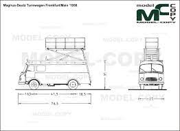 Magirus Deutz Turmwagen Frankfurt Main 1958 Drawing 3d Modeling Programs Blueprints Frankfurt