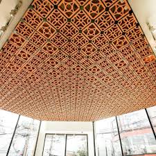 Jaalis Ceiling Ceilingdesign Terracotta Clay Getinspired Ceiling Design Ceiling Tiles Tile Companies