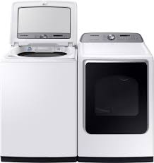 * i have samsung washing machine the red key light on so i cant open the door at the. Samsung Sawadrgw76001 Side By Side Washer Dryer Set With Top Load Washer And Gas Dryer In White