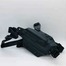 Blackpoint Tactical 118045 Outback Light Mounted Chest System Holster For Glock 17 22 For Light X300 Black Color Right Handed Black Strap