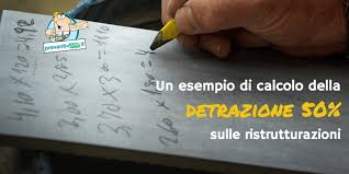 Esempio Di Calcolo Detrazione Per Ristrutturazione 2020 Preventivone