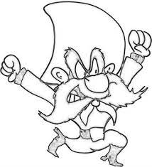 Yosemite sam made his debut in hare trigger. Yosemite Sam Coloring Pages For Cartoon Coloring Pages Super Coloring Pages Grinch Coloring Pages