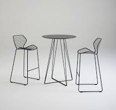 Ginkgo Wire Barstool And Table Davis Furniture Wire Table Furniture