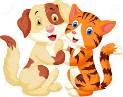 Free for commercial use no attribution required high quality images. Cute Cat And Dog Cartoon Royalty Free Cliparts Vectors And Stock Illustration Image 23006465