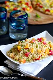 Apricot and raspberry float with frozen greek yoghurt 10m. Couscous With Nectarines Toasted Almonds Recipe Cookin Canuck