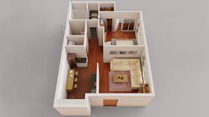 We offer studio, 1, 2, and 3 bedroom apartments as well as 4 and 6 bedroom townhomes in kalamazoo, mi. 3d Floor Plan One Bedroom Apartment Finished Projects Blender Artists Community