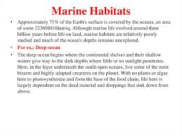 The habitat types are identified by specific codes, names and descriptions. Habitats What Is A Habitat Online Presentation