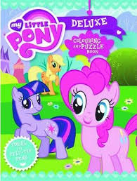 It can not only help them know more shapes but also test their imagination. My Little Pony Deluxe Colouring And Puzzle Book The Five Mile Press 9781743009376
