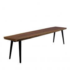 Alagon Banc Design En Noyer 180cm En 2020 Banc Design Table A Manger Noyer Noyer Bois