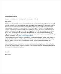 You want to recognize each donor. 10 Sample Donation Thank You Letters Doc Pdf Free Premium Templates