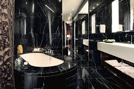Stone bathtub natural stone bath tub,artificial stone bathtub,bathtub deck. Luxury Black And Gold Marble Bathroom Novocom Top