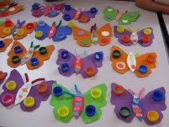 Epingle Par Sandra G Sur Arts Bricolage Maternelle Decoration Printemps Maternelle Et Atelier Enfant