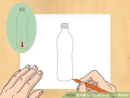 How To Draw A Water Bottle Bottle Drawing Water Bottle Drawing Super Coloring Pages