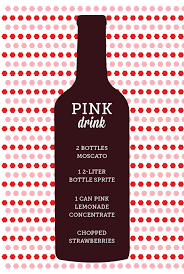 Drink Pink Drink Pink Drinks Cancer Awareness Party Drinks
