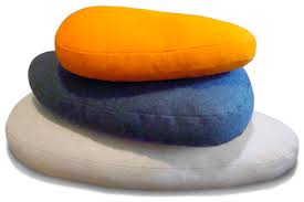 Pebble Floor Pillows Iglooplay Grassrootsmodern Com Floor Cushions Floor Seating Stone Flooring