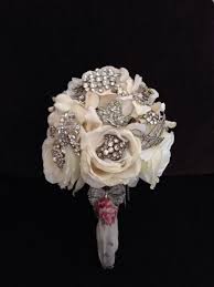 Wedding Bouquet Made With Vintage Jewelry Bridal Brooch Bouquet Vintage Bridal Floral