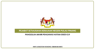 Eksekutif perladangan gred band 1(a) 2. Jawatan Kosong Pejabat Setiausaha Kerajaan Negeri Pulau Pinang Jobs Hub