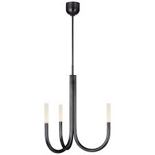 Visual Comfort Kw 5580bz Ec Kelly Wearstler Rousseau Small Chandelier Foundry Lighting