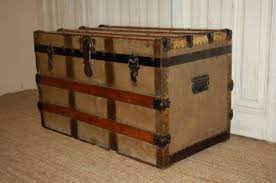 See more ideas about trunks, old trunks, vintage trunks. Antique Steamer Cabin Trunk Vintage Luggage Chest 1900 296100 Sellingantiques Co Uk