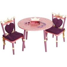 Princess Crown Table Chair Kids Children Playtime Plastic Furniture Home 2 Set Kids Table And Chairs Wooden Table And Chairs Table And Chairs