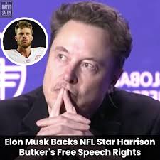 Elon Musk Backs NFL Star Harrison Butker's Free Speech Rights