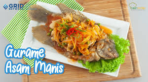 Sajikan dengan ditambahkan taburan daun seledri dan bahan pelengkap lainnya. Resep Gurame Asam Manis Ala Resto Yang Bisa Dibuat Di Rumah Youtube
