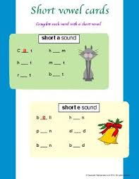 Worksheet Short Vowel Cards Short Amp Quot A Amp Quot And Amp Quot E Amp Quot Sound Complete Each Word Spelling Patterns Short Vowels Short E Sound