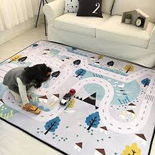 Iheartyou Small Village Thick Foam Play Mat Non Slip Non Toxic Baby Crawling Mat Creeping Mat Kids Activity Mat Baby Rug Kids Rugs Baby Rugs Childrens Play Mat