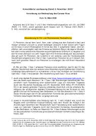 Da die räume auch für lehrveranstaltungen genutzt werden, beachten sie bitte den raumbelegungsplan am eingang. Rundschreiben Des Prasidenten Neue Verordnung 2 11 2020