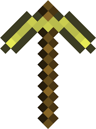 You can always download and modify the image size according to your needs. Download Gold Pickaxe Minecraft Diamond Pickaxe Full Size Png Image Pngkit