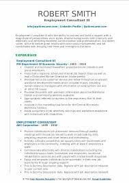 I hope that you will consider my advice and learn a few handy tricks from the cover letters examples we wrote for you. Employment Consultant Resume Samples Qwikresume