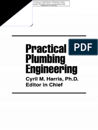 Fixture quantity shown is an estimate only. Practical Plumbing Engineering Cyril Harris Pdf Ion Exchange Membrane