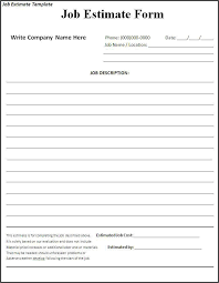 Free printable bid proposal forms. 12 Job Estimate Templates Word Excel Pdf Templates Estimate Template Quote Template Free Bid