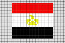 Flag Of Egypt Pixel Art Egypt Flag Pixel Art Pixel Art Grid