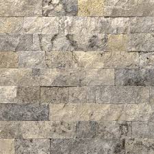 Natural coral stone split face veneer. Silver Travertine Random Loose Split Face Veneer Panels Tilesbay Com