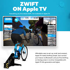 Currently, not many virtual applications do not have apps ready for smart tvs, so in many instances you will need to run the app on a pc, smart phone, or tablet device, and then find the best way for you to connect that device to your tv. Zwift Cycling Game Launches On Apple Tv 4 Apple Tv 4k Iphone In Canada Blog
